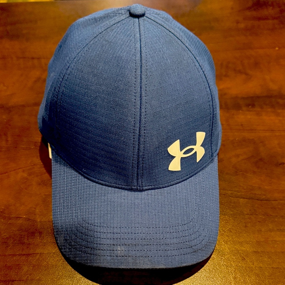 Under Armour Navy Blue Hat with White Logo